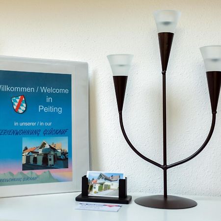 Ferienwohnung Glueckauf Peiting Exteriér fotografie